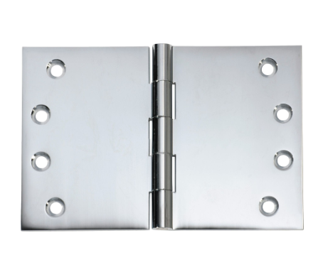 Broad Butt Hinge – H100xW150mm - Chrome Plated