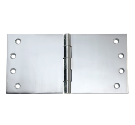 Broad Butt Hinge – H100xW200mm - Chrome Plated