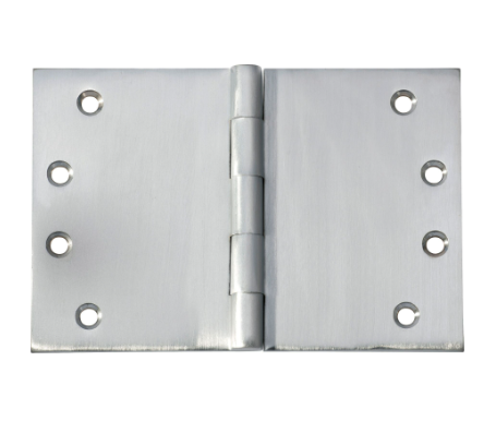 Broad Butt Hinge – H100xW150mm - Satin Chrome