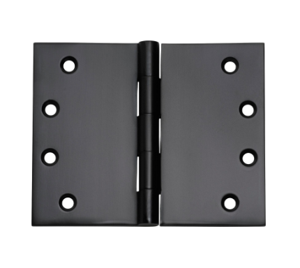 Broad Butt Hinge – H100xW125mm - Matt Black