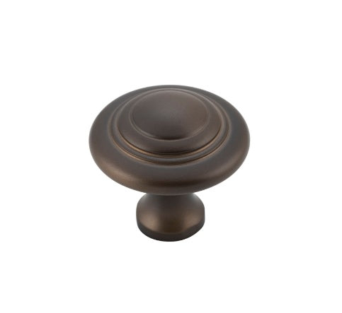 Domed Cupboard Knob - D32xP29mm - Antique Brass