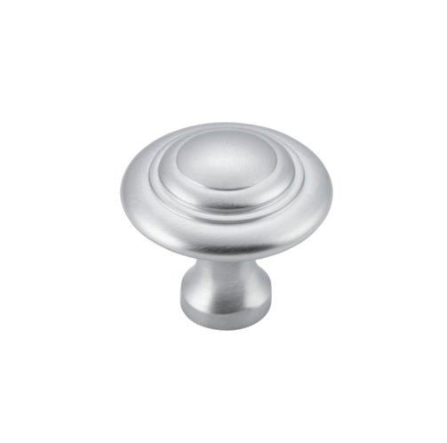 Domed Cupboard Knob – D38xP35mm - Satin Chrome