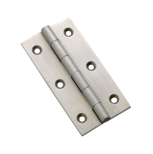 Fixed Pin Cabinet Hinge – H76xW41mm - Satin Chrome