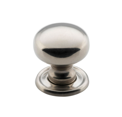 Classic Cupboard Knob – D25xP28mm - Polished Nickel