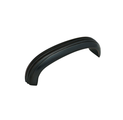 Deco Cabinet Pull Handle – Curved L85xW20xP27mm - Antique Copper