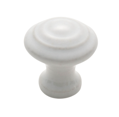 Domed Porcelain Cupboard Knob – D25xP30mm