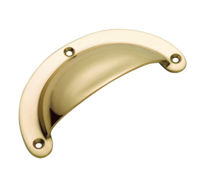 Classic Drawer Pull - Large - Polished Brass