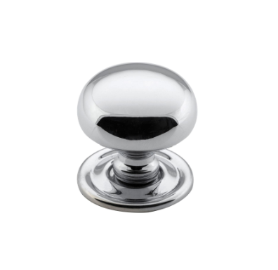 Classic Cupboard Knob – D32xP32mm - Chrome Plated