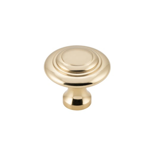 Domed Cupboard Knob – D38xP35mm - Polished Brass