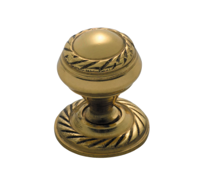 Georgian Cupboard Knob – D19xP24mm - Polished Brass