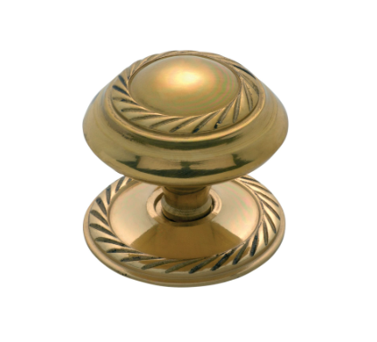 Georgian Cupboard Knob – D38xP32mm - Polished Brass