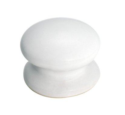 Round Porcelain Cupboard Knob – D30xP29mm