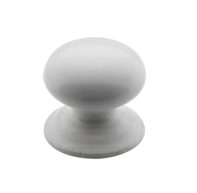 Round Porcelain Cupboard Knob – D38xP37mm