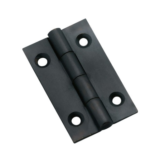 Fixed Pin Cabinet Hinge – H38xW22mm - Antique Copper
