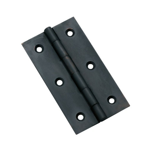 Fixed Pin Cabinet Hinge – H76xW41mm - Antique Copper