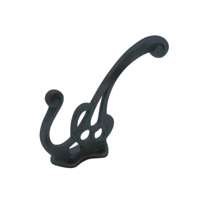 Nouveau Hat & Coat Hooks - Antique Copper