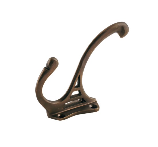 Federation Hat & Coat Hooks - Antique Brass
