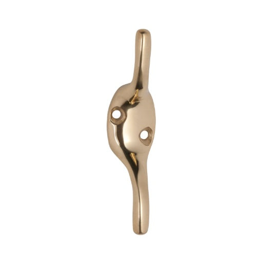 Cleat Hooks - Polished Brass