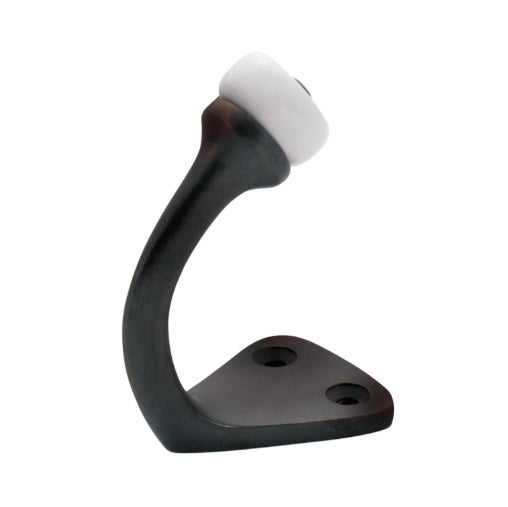 Porcelain Tip Robe Hooks - Antique Copper