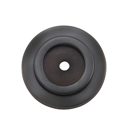 Cupboard Knob Backplate – D32mm - Antique Copper