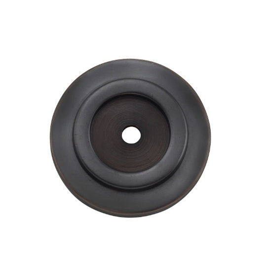 Cupboard Knob Backplate – D38mm - Antique Copper