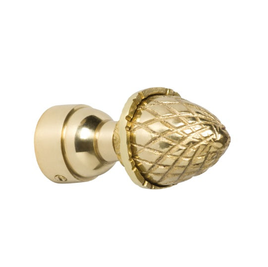 Curtain Finials - Polished Brass