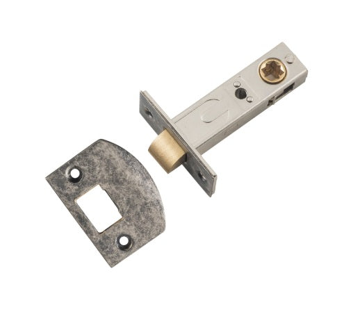 Split Cam Tube Latch – L60mm - Rumbled Nickel