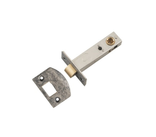 Split Cam Tube Latch – L70mm - Rumbled Nickel