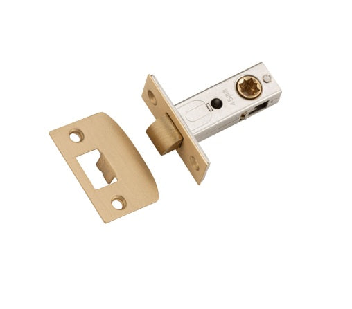 Split Cam Tube Latch – L45mm Satin Brass