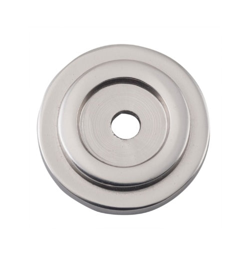 Cupboard Knob Backplate - D32mm - Satin Nickel