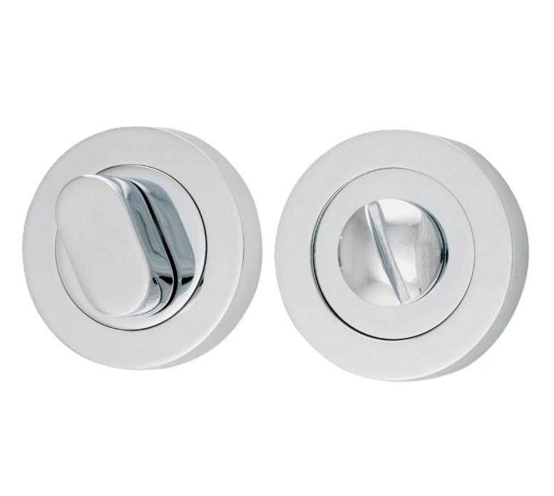 Privacy Turn - Round - Chrome Plated