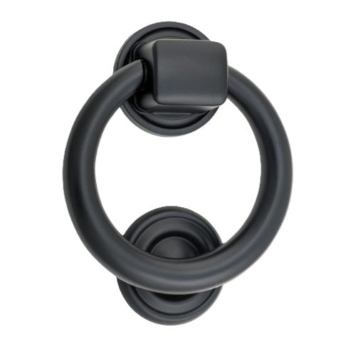 Ring Door Knocker - Matt Black