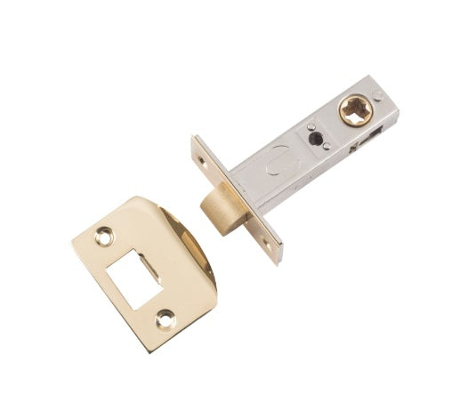 Split Cam Tube Latch – L60mm - Polished Brass