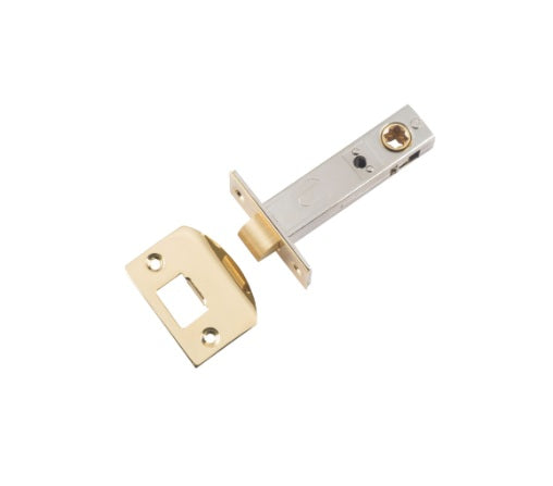 Split Cam Tube Latch – L70mm - Polished Brass