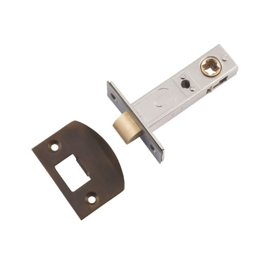 Split Cam Tube Latch – L60mm - Antique Brass