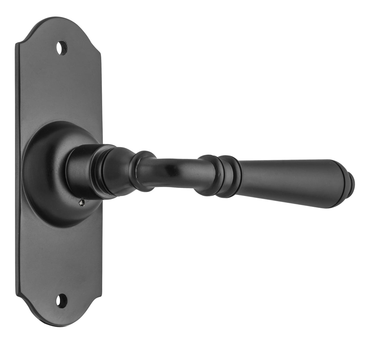 Reims Lever – Short Backplate - Matt Black
