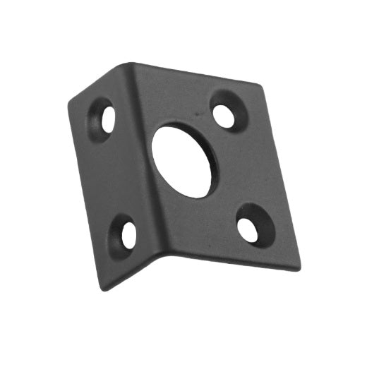Barrel Bolt Flat Plate Keeper 9mm - Matt Black
