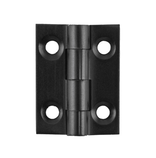 Fixed Pin Cabinet Hinge – H25xW22mm - Matt Black