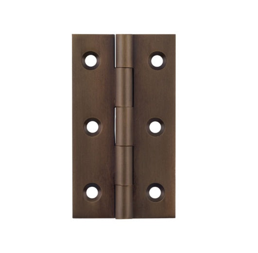 Fixed Pin Cabinet Hinge – H76xW41mm - Antique Brass