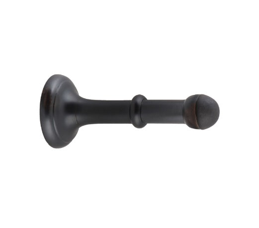 Large Concealed Fix Door Stop - 100mm - Antique Copper