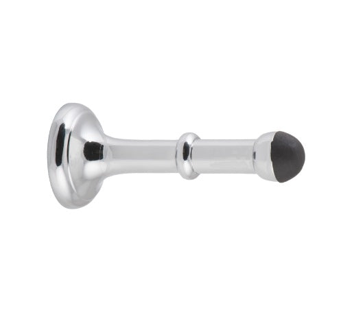 Large Concealed Fix Door Stop - 100mm - Chrome Plated
