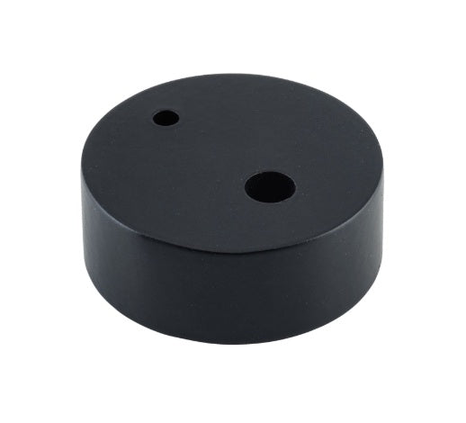 Oval Door Stop Spacer - H15mm - Matt Black