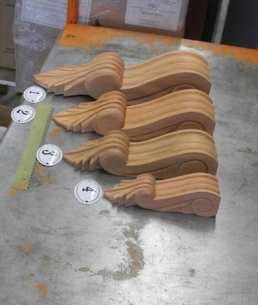 Timber Corbels - 2: 340mm - Original Vintage Salvage Tile