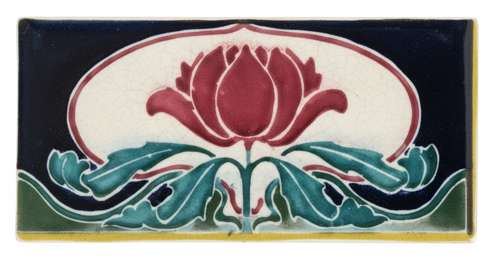 Waratah, Black & Green Background