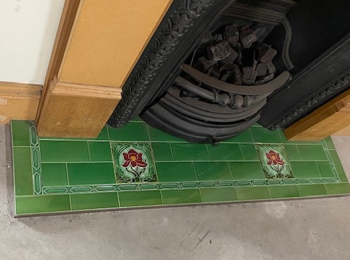 Second Hand 6" x 3" Victoria Green Smiths Tiles Coming Soon (5th November) - Original Vintage Salvage Tile