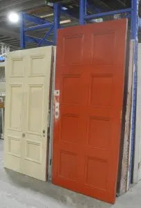 Original Large 8 Panel Front Door - Second Hand Vintage Salvage Sydney