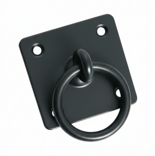 New Iron Ring Pulls - Stepped & Square - Square - Brand New Tile