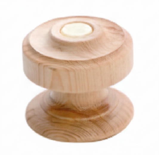 New Timber Cupboard Knob - Cedar - Brand New Tile