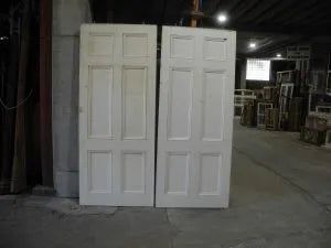Panel of 6 Panel Sliding Doors - Vintage Sliding Door Salvaged Sydney