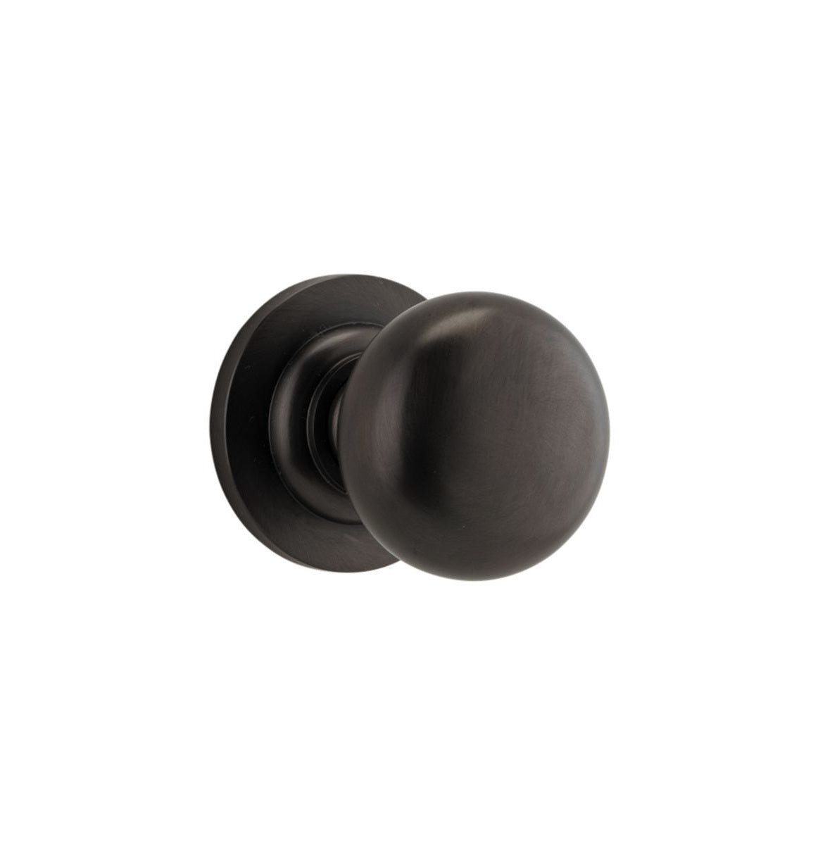 Cambridge Knob - Round Rose - Signature Brass